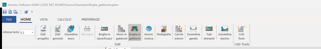 The CAD Tools button