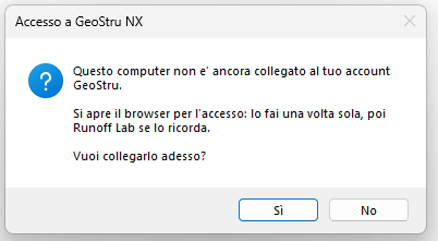 Richiesta di accesso a GeoStru NX