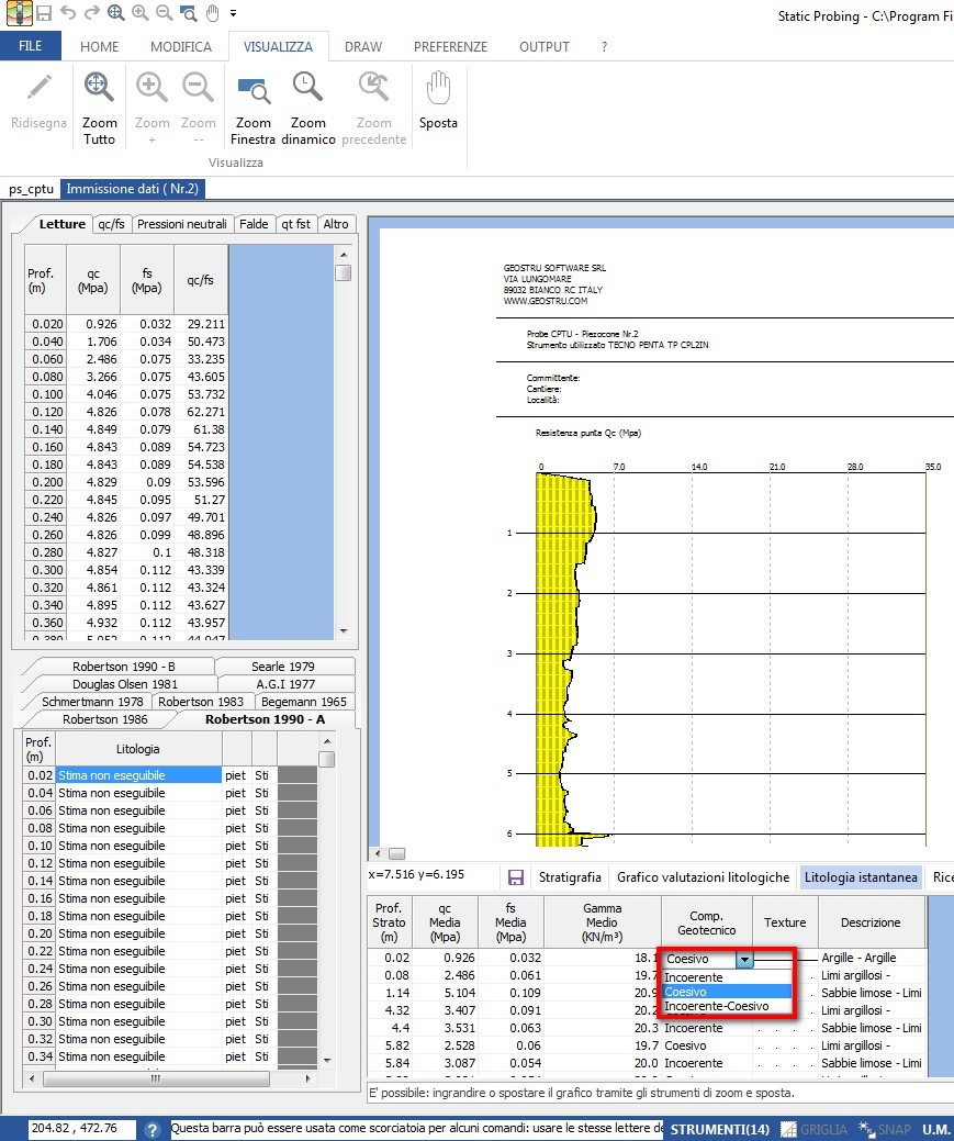 immissione dati_comp_geotecnico